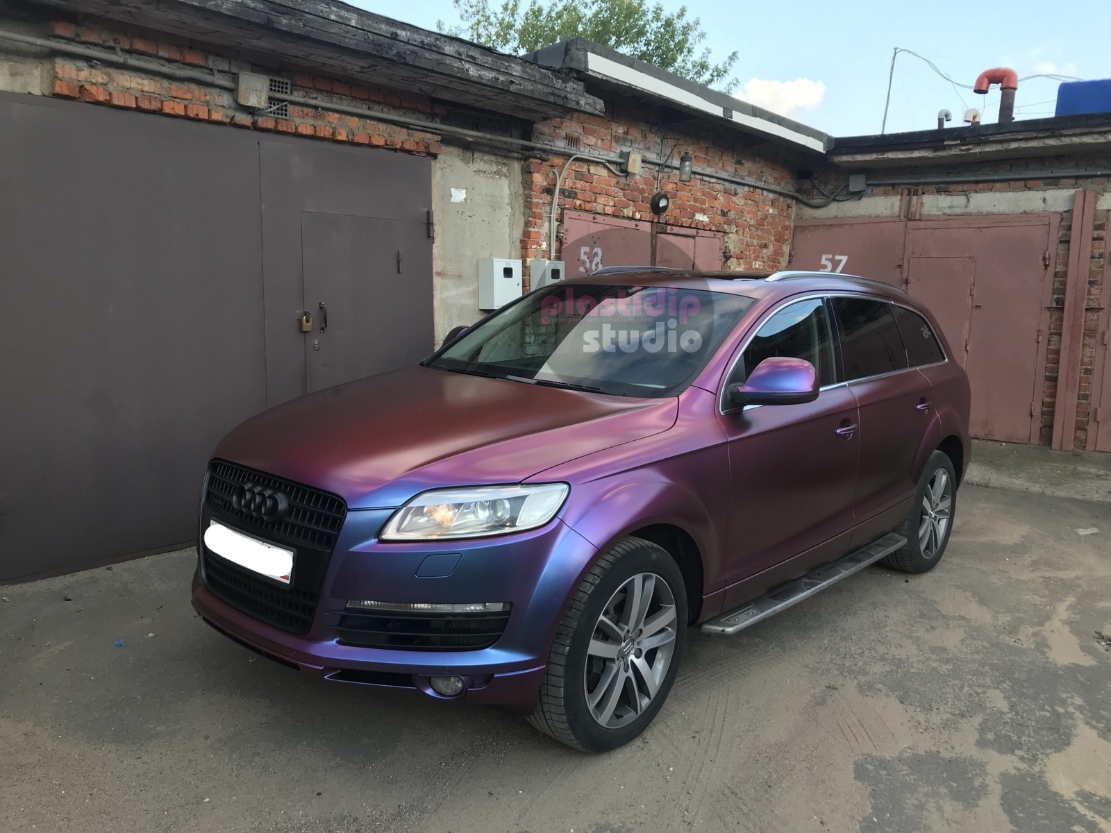 Пластидип покраска Audi Q7 - Plastidip Studio (Москва)